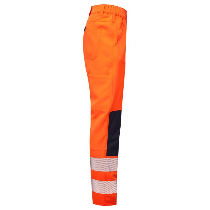 Essentials Hi Vis Eco Coolair 4-Way Stretch Orange Trousers