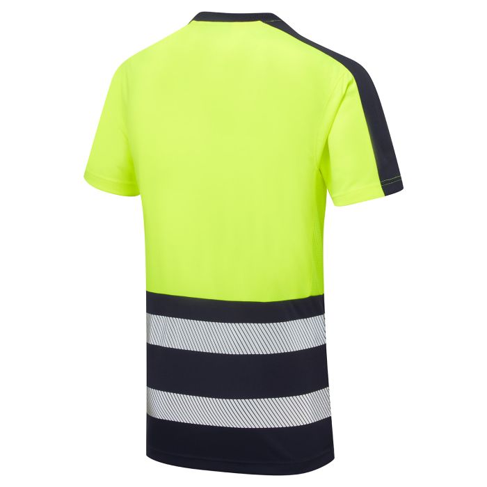 Essentials Hi Vis Eco CoolAir Yellow T-Shirt