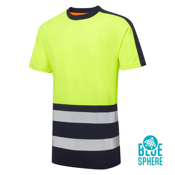 Essentials Hi Vis Eco CoolAir Yellow T-Shirt