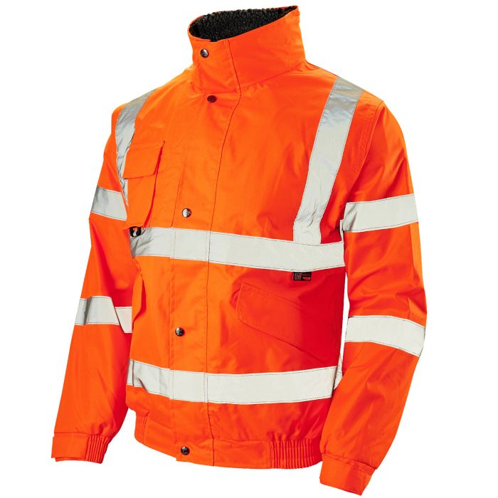 Hi-Vis Vapour Shield 4.4 Orange 2 in 1 Bomber Jacket