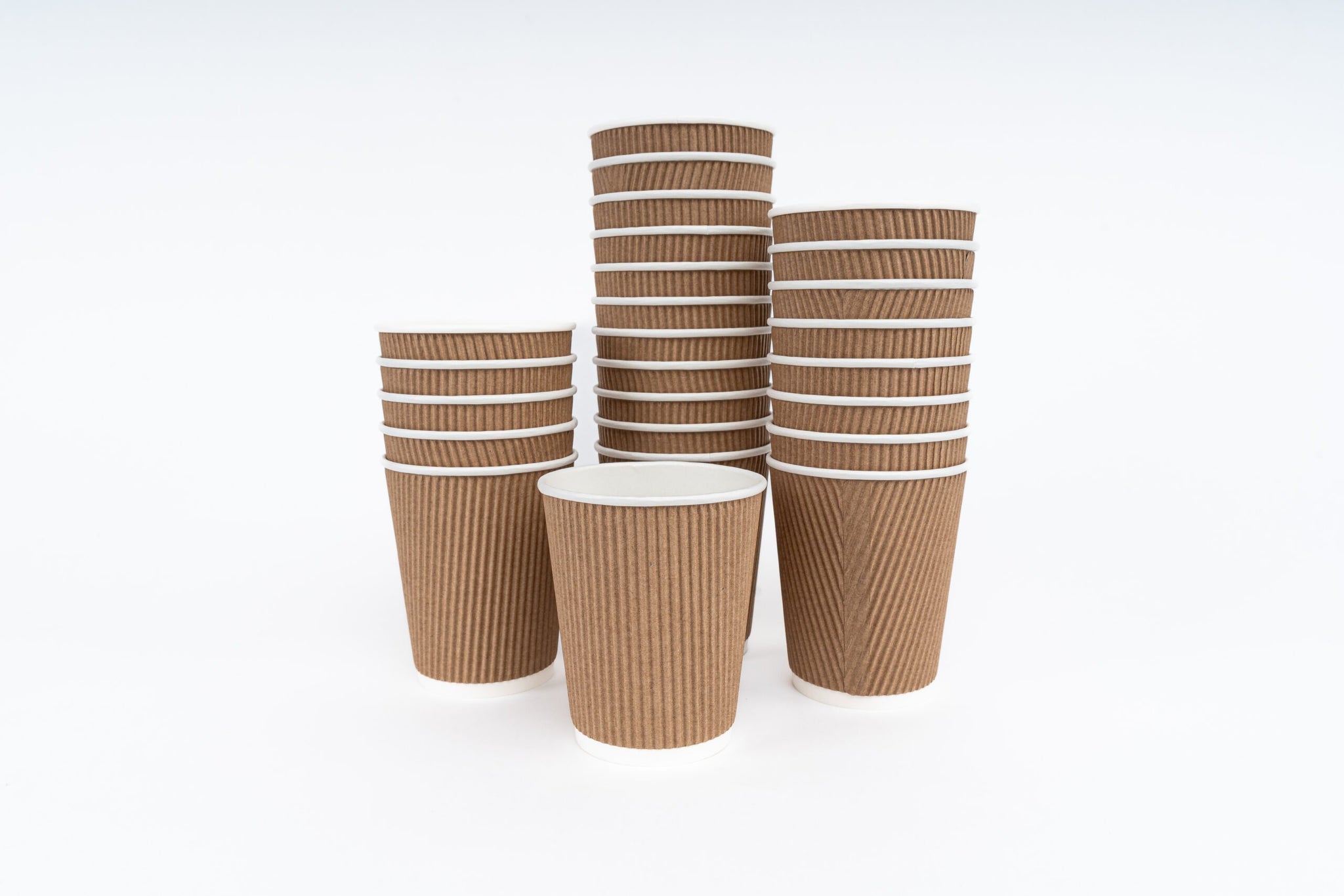 Paper Cup 12oz – Ripple Brown Coffee