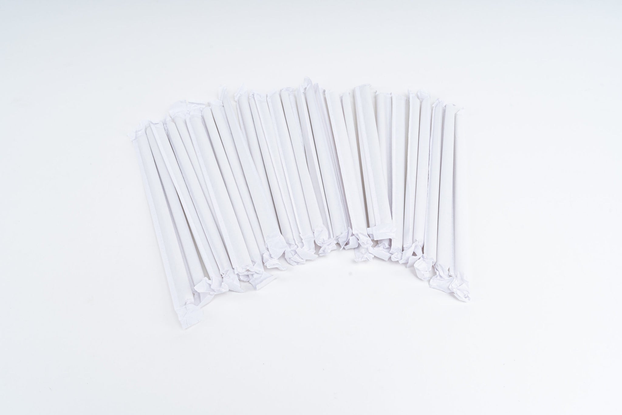8mm X 197mm Paper Straws Ind Wrapped