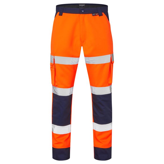 Hi-Vis 2 Tone Orange Combat Trousers